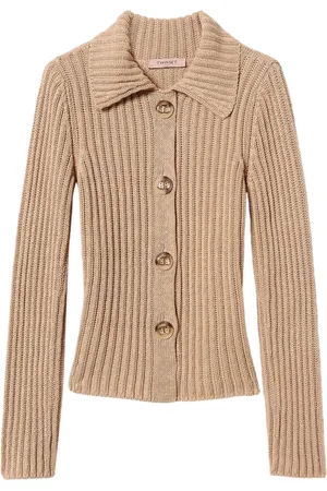 Twin-Set Cardigan mit Oval T-Knöpfen