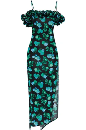 COPERNI Midikleid mit Rüschendetail