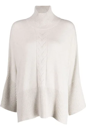 N.PEAL Kaschmirpullover mit Zopfmuster