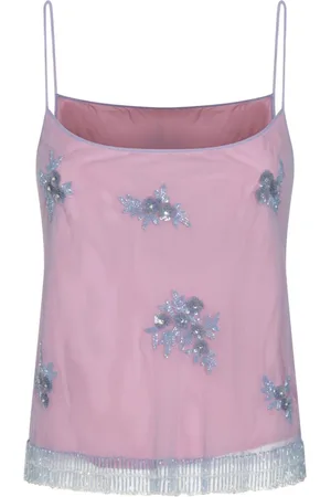 BLUMARINE Oberteil mit Stickerei