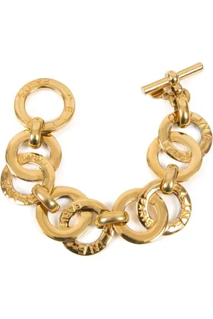 Céline 1990s Kettenarmband mit Logo-Gravur