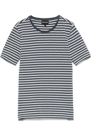 Emporio Armani Texturiertes T-Shirt