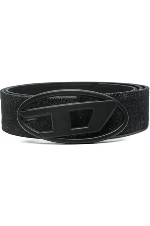 Diesel Oval D Gürtel aus Leder