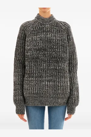 Plan C Pullover mit meliertem Effekt