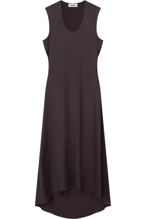 AERON Gerafftes Kleid mit U-Ausschnitt