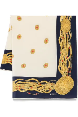 CHANEL 1990s Seidenschal