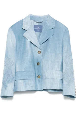 ERMANNO SCERVINO Blazer mit Spitzenapplikation