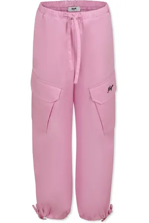 Msgm Hose mit Logo-Stickerei