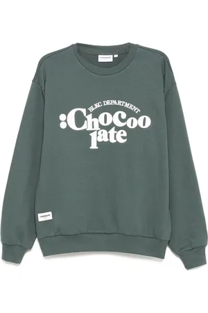 Chocoolate Sweatshirt mit Logo-Stickerei