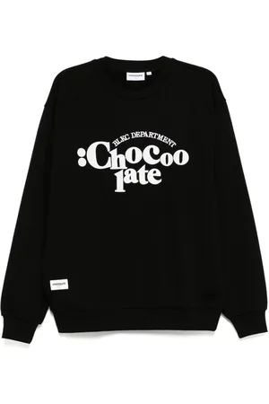 Chocoolate Sweatshirt mit Logo-Stickerei