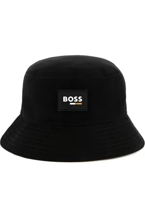 HUGO BOSS Fischerhut mit Logo-Patch