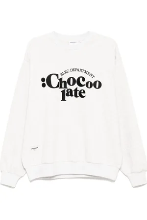 Chocoolate Sweatshirt mit Logo-Stickerei