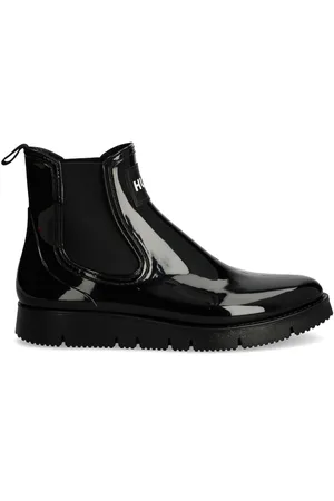 HUGO BOSS Chelsea-Boots mit Glanzoptik