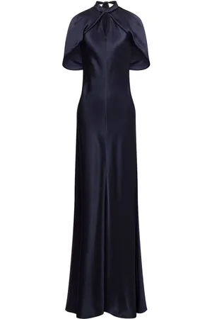 Alberta Ferretti Drapiertes Maxikleid