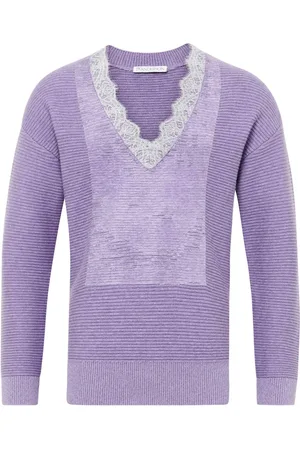 J.W.Anderson Pullover mit Spitzenbesatz