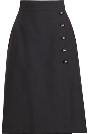Dolce & Gabbana Midirock mit Einsätzen im Layering-Look