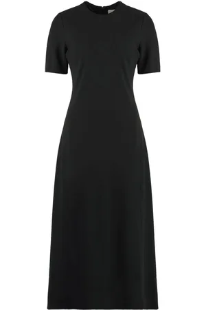 Calvin Klein Midikleid mit kurzen Ärmeln
