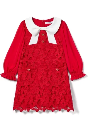 Self-Portrait Kleid mit Schleifendetail