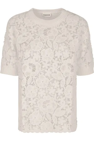 P.A.R.O.S.H. T-Shirt mit Blumenmotiv