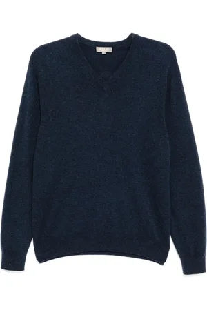 N.PEAL Burlington Pullover mit V-Ausschnitt
