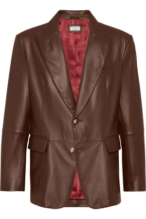 Brunello Cucinelli Sakko aus Leder