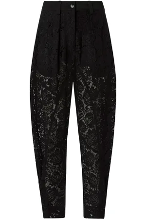 Pinko P-Pants mit Blumenspitze