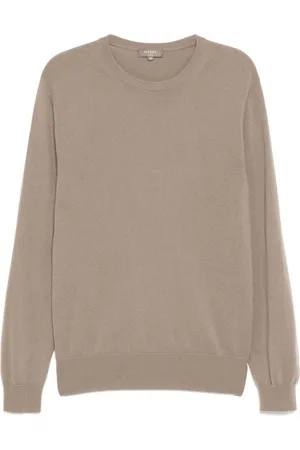 N.PEAL Oxford Pullover mit rundem Ausschnitt