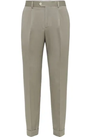 Brunello Cucinelli Gerade Hose mit Faltendetail