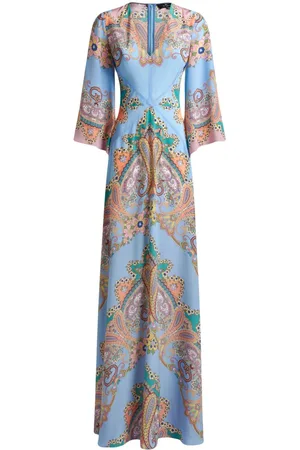 Etro Maxikleid mit Paisley-Print