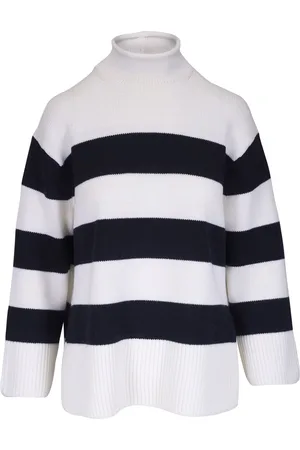Vince Gestreifter Rollkragenpullover