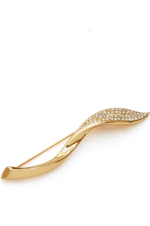 Dior 1990s-2000s Brosche mit Strass