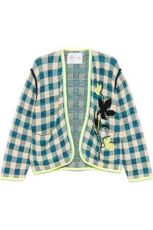 FORTE FORTE Karierter Cardigan