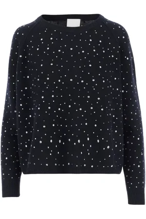 Allude Pullover mit Strassverzierung