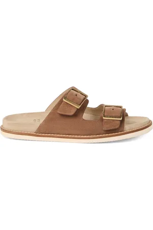 Brunello Cucinelli Pantoletten aus Wildleder