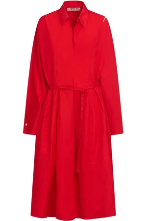 Marni Midikleid aus Baumwolle