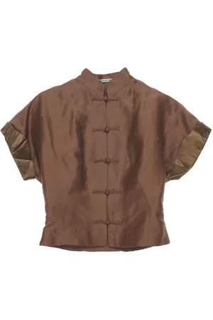 Samuel Gui Yang Bluse mit Stehkragen