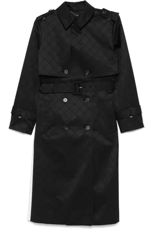 Elisabetta Franchi Jacquard-Trenchcoat