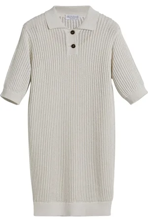 Brunello Cucinelli Gestricktes Sparkling Kleid