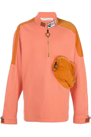 OFF-WHITE Rollkragenpullover mit Kontrasteinsätzen