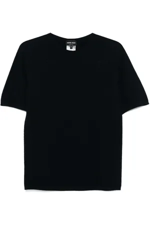 Giorgio Armani T-Shirt mit Zickzackmuster