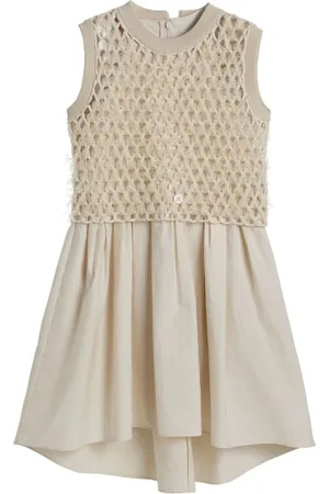 Brunello Cucinelli Besticktes Dazzling Kleid