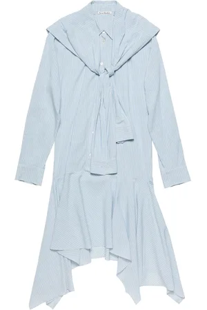 Acne Studios Gestreiftes Midikleid