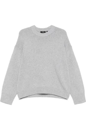 THEORY Pullover mit meliertem Effekt