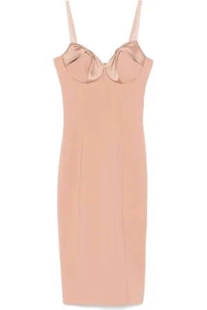 Elisabetta Franchi Midikleid mit Schleifendetail