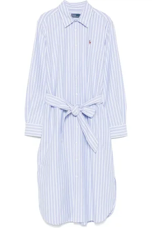 Ralph Lauren Midikleid mit Streifen