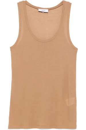 LARDINI Geripptes Trägershirt
