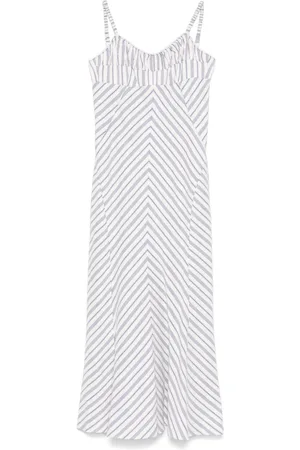 Sandro Gestreiftes Maxikleid
