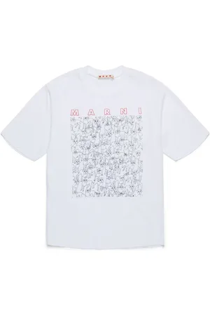 Marni T-Shirt mit Hunde-Print