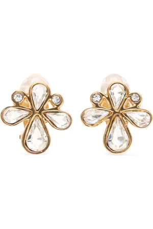 Saint Laurent 2000s Flower Ohrringe