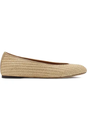 Lanvin Ballerinas aus Raffiabast